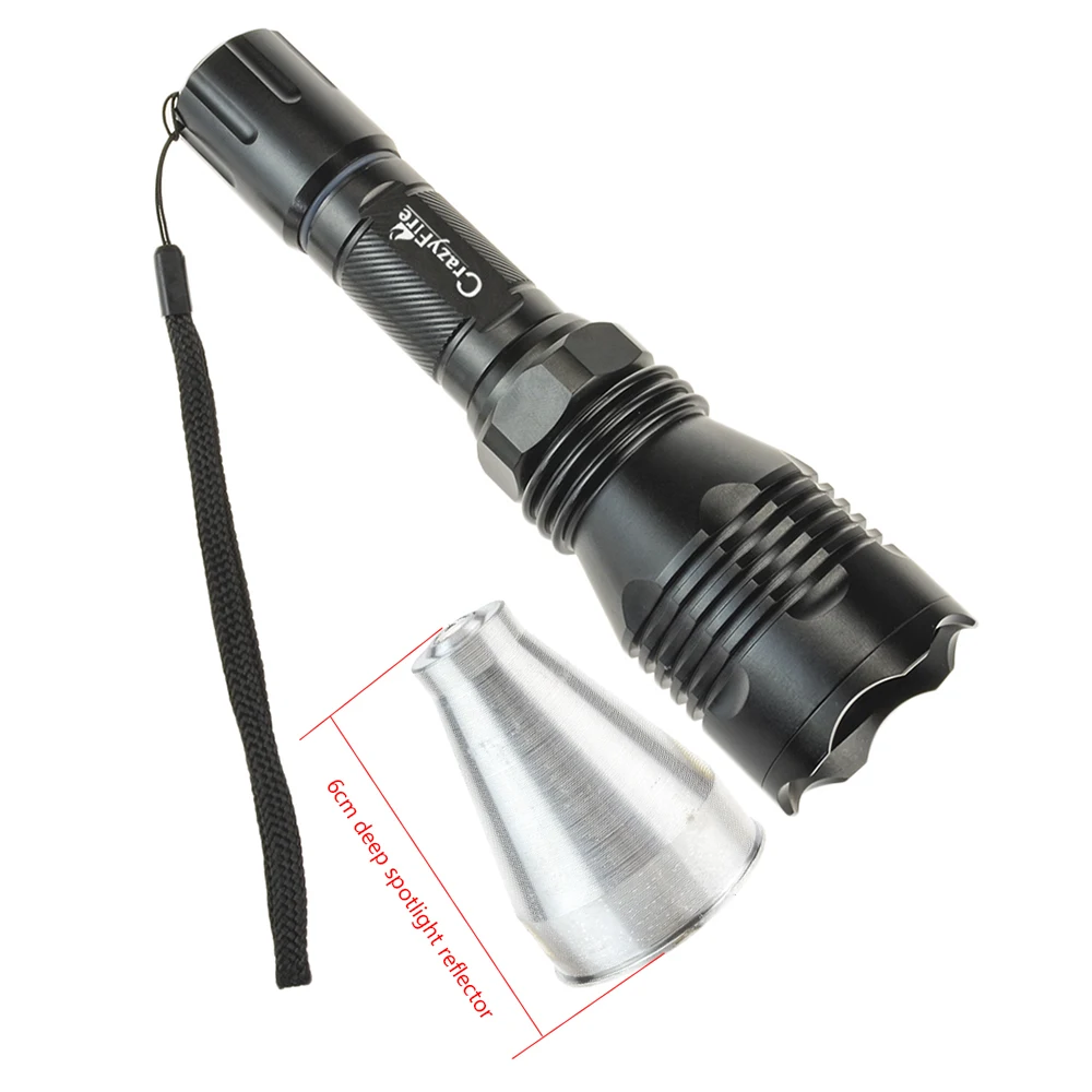 Охотничий фонасветильник дальнего радиуса действия 300 м лм зеленый красный свет