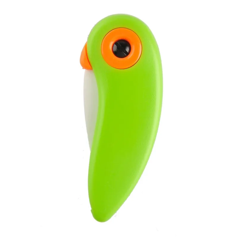 Fashion Cute Bird Shape Ceramic Kitchen Pocket Knife Kitchenware Tools For Cut Fruit Sharp Gift Mini Knives 4 Color Choice