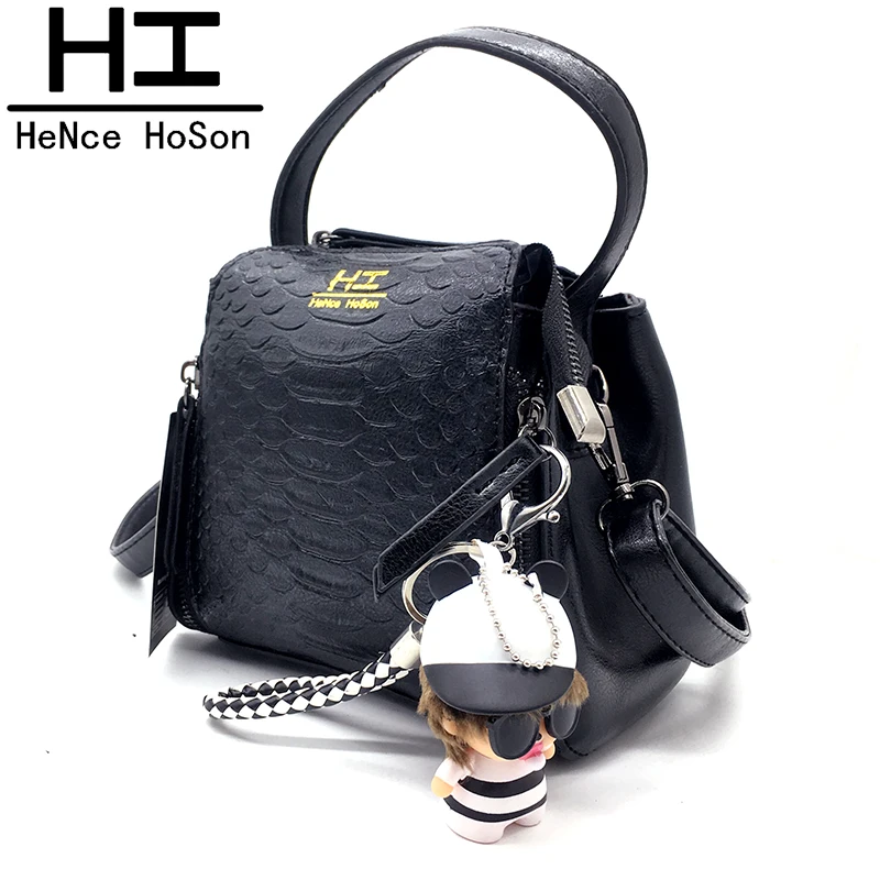 Следовательно hoson женская Кроссбоди мешок Змеиный искусственная кожа ведро