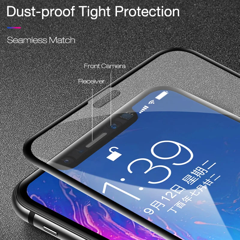 CAFELE 3D полное покрытие закаленное стекло для iPhone 11 Pro Max X XR XS Защита экрана от