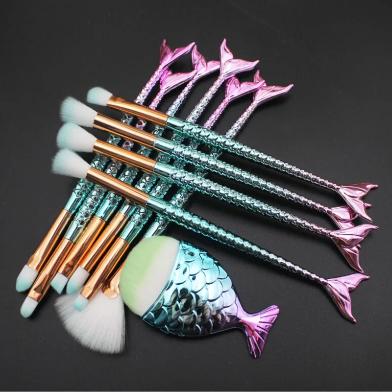 11 шт. кисти для макияжа с единорогом|makeup tools|brush setcontour blush |