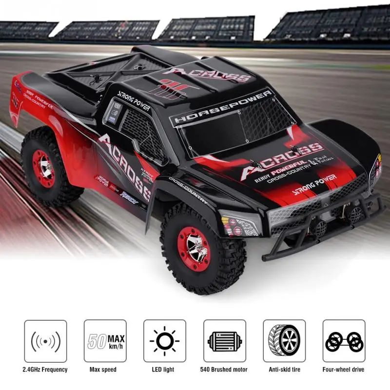 WLtoys 1/12 ГГц 2 4 масштаб высокая скорость 50 км/ч/RC автомобили 4WD пульт дистанционного