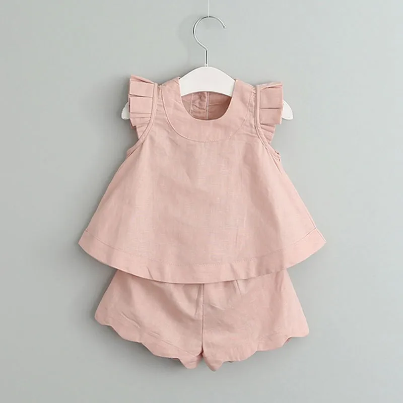 Комплект детской одежды MESOLO для девочек лето 2019|girls clothing|kids clothesgirls clothes |