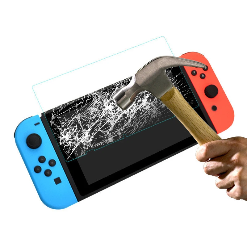 Защитная пленка для экрана из закаленного стекла премиум класса консоли Nintendo Switch