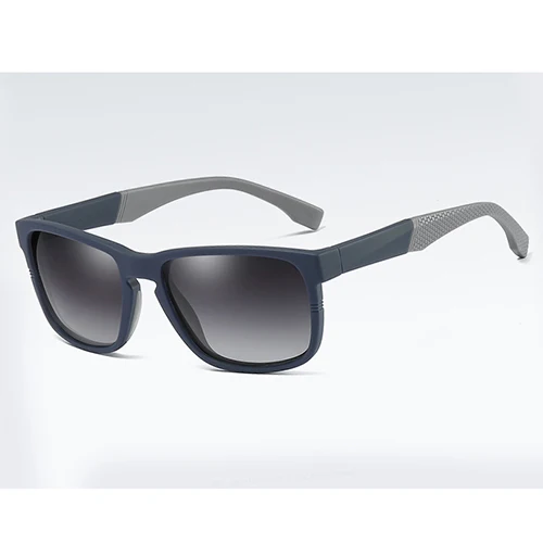 gray blue Новинка TR90 HD поляризованные весенние солнечные очки с шарнирами для мужчин/женщин винтажные очки Аксессуары Солнцезащитные очки для мужчин oculos de sol - Цвет линз: gray blue