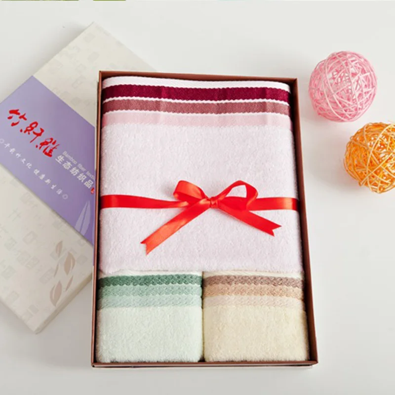 Заказной картон бамбуковое волокно полотенце набор 3 шт./компл. банное супер