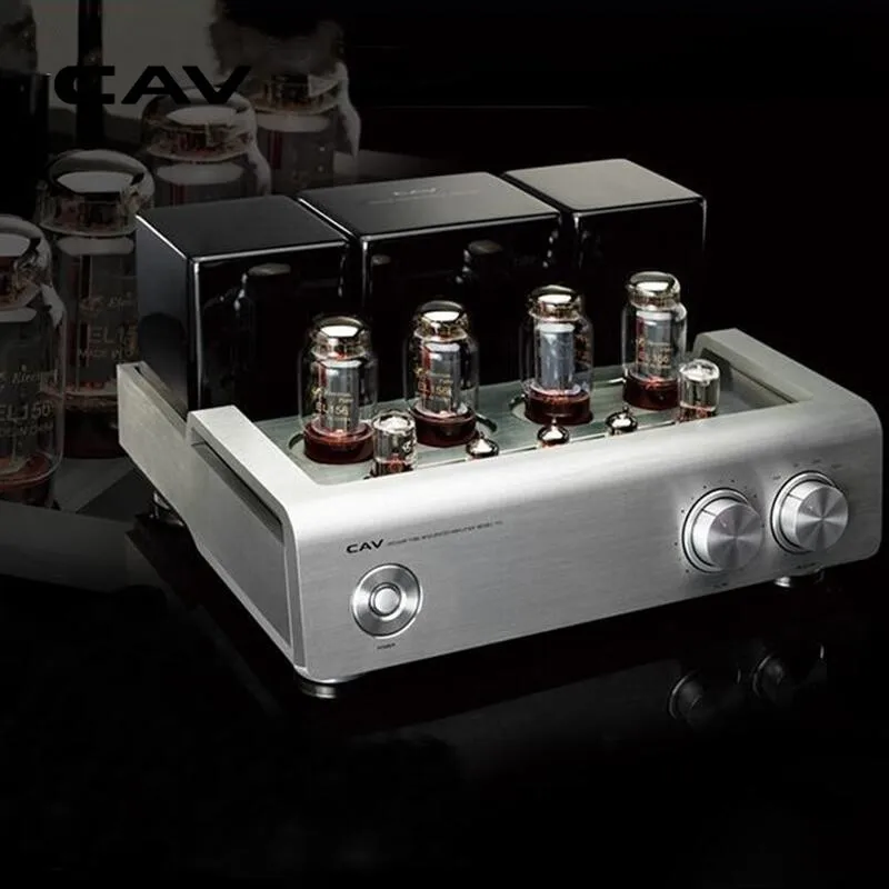 CAV T50 ламповый усилитель 2 0 CH HIFI стерео Pendote Аудио высококачественный алюминиевый