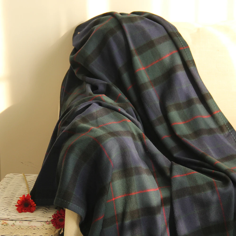 100 шерстяное клетчатое мягкое одеяло толстое роскошное для Кинга 180x130 см-600 г | Дом