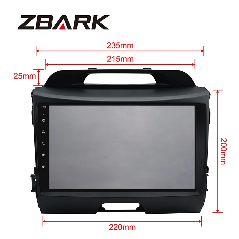 Автомобильный радиоприемник Android 10. Дюймов стерео мультимедийный плеер