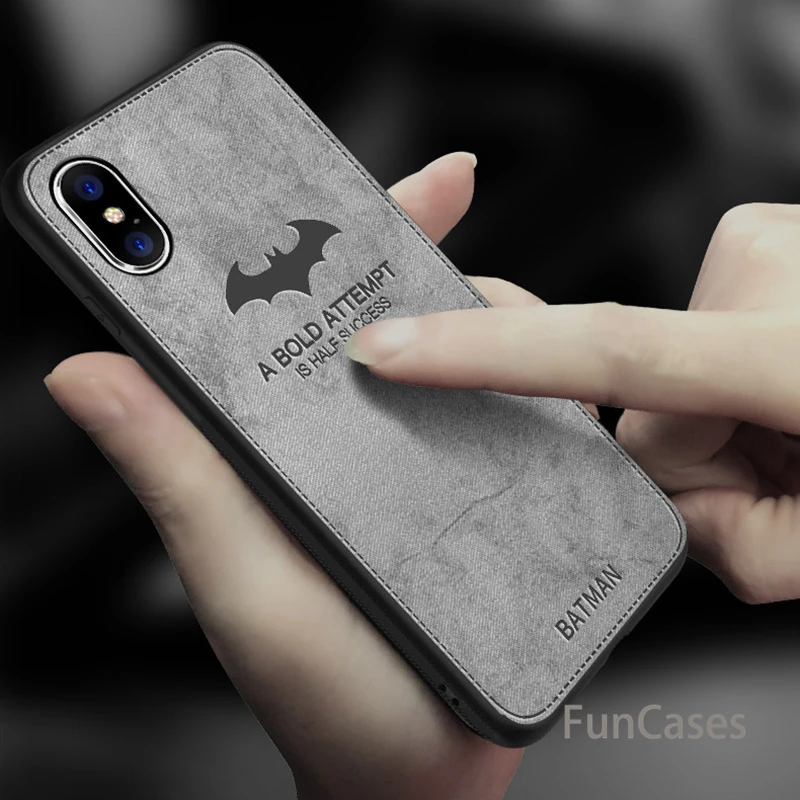 Новый Ретро ткань силиконовый телефон чехол для iPhone 7 8 6 6s Plus X Xs Max XR текстура