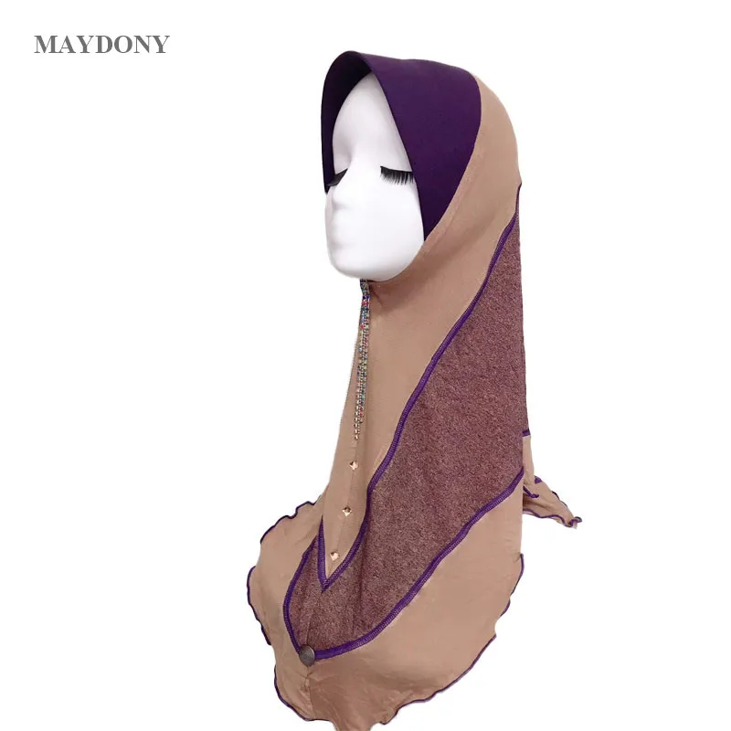 

TJ77 Fashion Muslim hijab headband pashmina muslim shawl(no brooch)