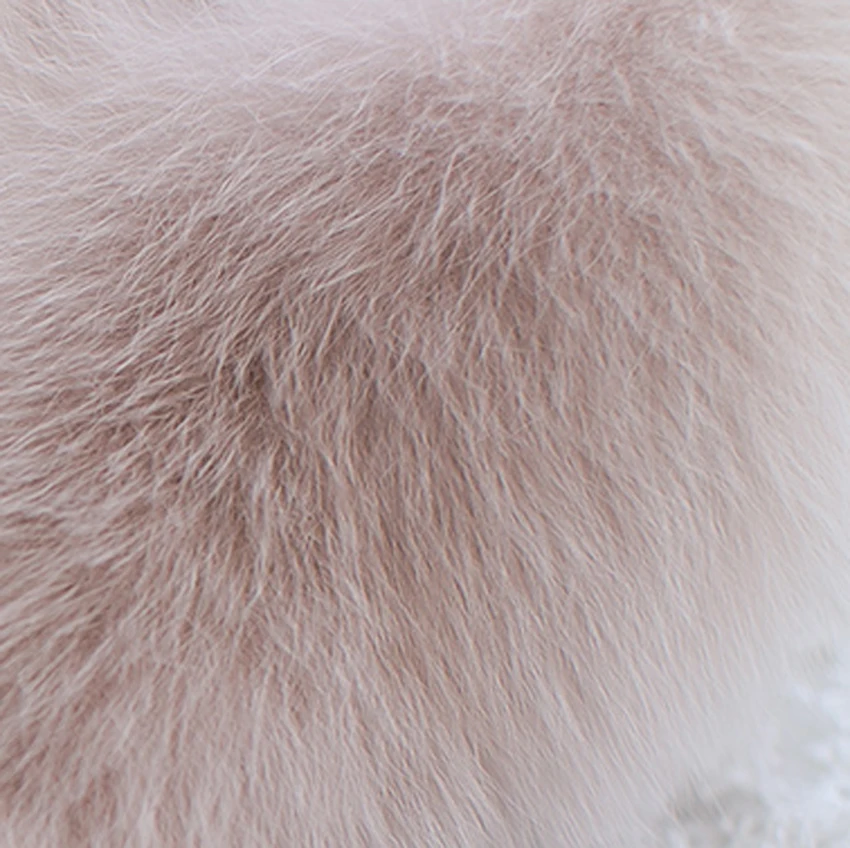 Роскошный женский зимний теплый шарф RYF157 из натурального Лисьего меха