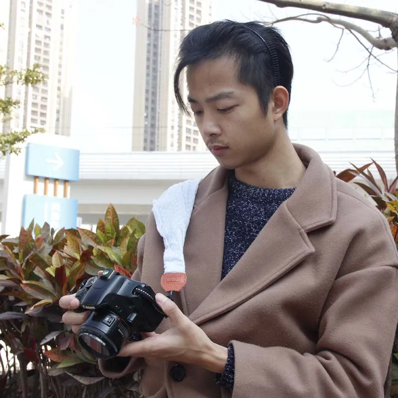 Для шеи и плеч Камера DSLR поясная сумка чехол синий ремешок-шарф для sony фужи Олимпус цифровой зеркальной камеры Canon Nikon D7500 D3200 D5200 D4s Df D5500 D800E