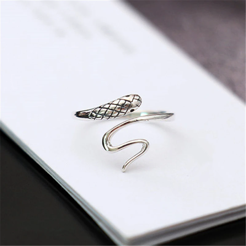 2020 Оптовая Продажа тибетские серебряные кольца в виде змейки для женщин