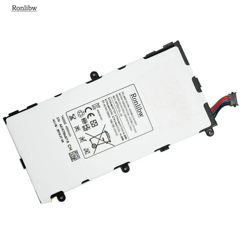 Сменный аккумулятор Ronlibw T4000E 4000 мА/ч для Samsung Galaxy Tab Tablet 3 7 0 T211 P3210 P3200 T210 T215 T210R SM-T210R