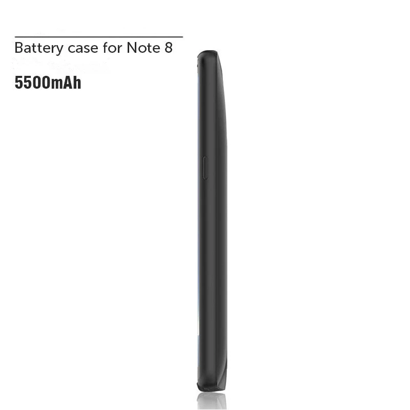 5500 мА/ч чехол для внешнего зарядного устройства для samsung Galaxy Note 8 ультра тонкий резервный внешний аккумулятор чехол для зарядного устройства для Note 8
