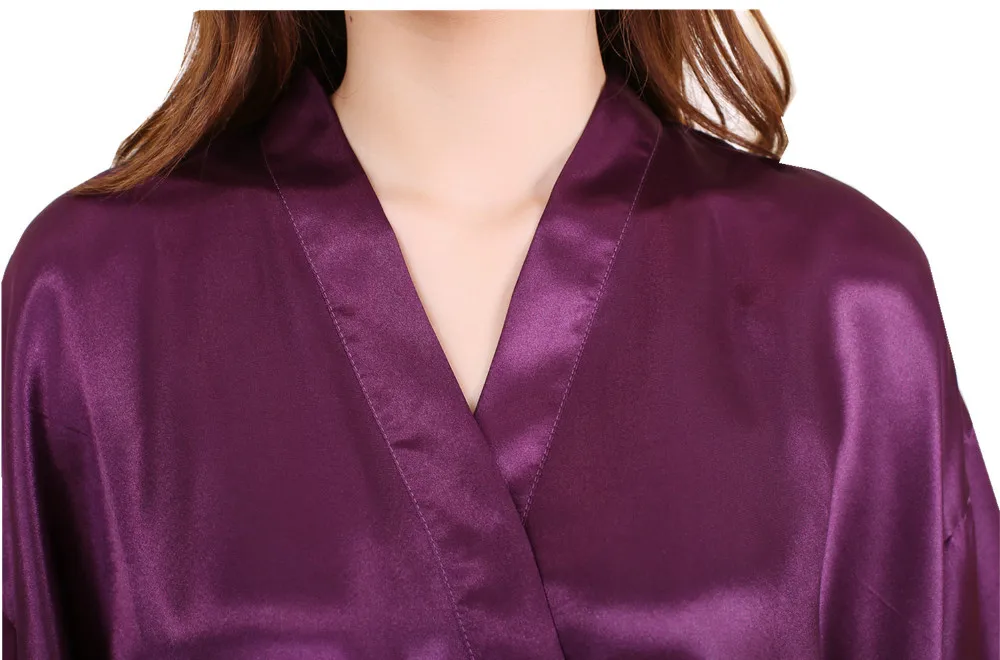 Черный китайский женский шелковый халат из вискозы сексуальное женское белье