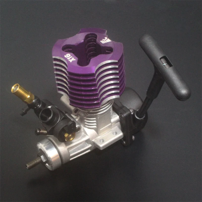 HSP 02060 FC 16 фиолетовый двигатель тянуть стартер RC 1/10 нитро автомобиль на дороге