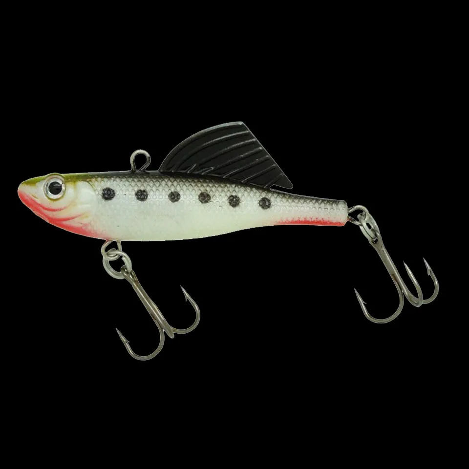 WALK FISH, 1 шт., Vantage Balance Vib, приманка для подледной рыбалки, воббер, Pesca, силиконовая искусственная приманка, 65 мм, 16,5 г, свинцовая рыба, мягкая рыба