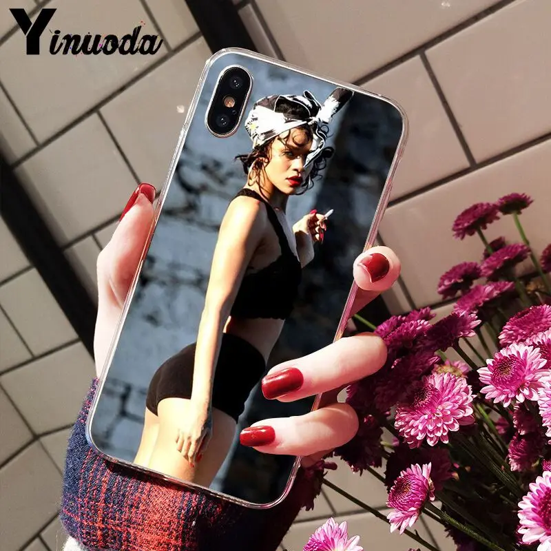 Yinuoda Rihana DIY Luxury High-end Protector Case for iPhone X XS MAX 6 6S 7 7plus 8 8Plus 5 5S XR | Мобильные телефоны и