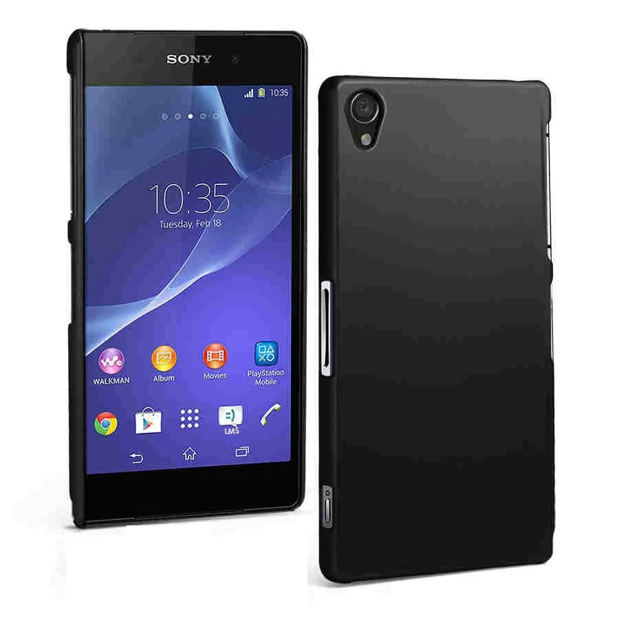 LANCASE For Sony Xperia Z3 Compact Case Candy Plastic Rubberized PC Hard Z5 Premium Frosted |
