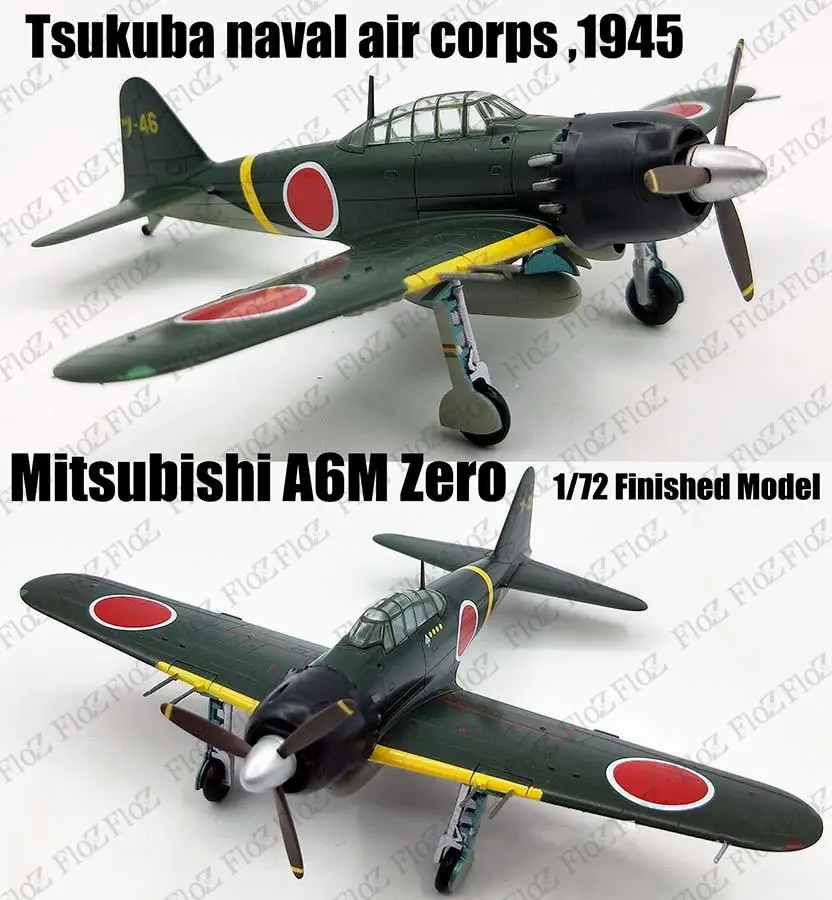 WW2 Mitsubishi A6M5c нулевой Цукуба классические военные самолет не литья под давлением