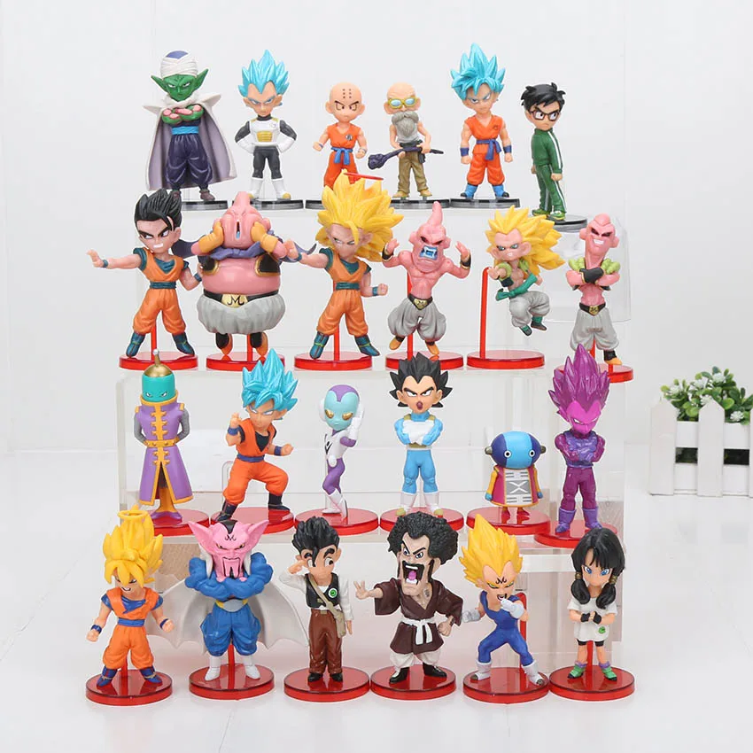 6 шт./компл. аниме Dragon ball Z Сон Гоку, Веджета, пикколо, игрушечные фигурки из ИГРЫ Dragon ball DBZ(“пикколо Гохан Супер saiyan zenoh ПВХ фигурка игрушки для детей, подарок