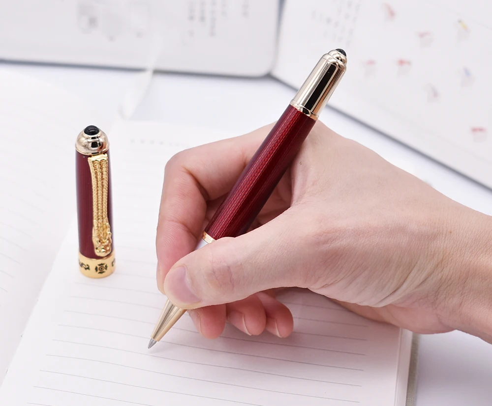 Jinhao Роскошная шариковая ручка с чернилами классический стиль зажим в виде