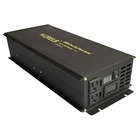 Преобразователь немодулированного синусоидального сигнала на солнечной батарее, 2000 Вт, от 12 В до 220 В, автомобильный преобразователь питания, источник питания 12 В, 24 В, 48 В постоянного тока до 120 В, 230 В, 240 В переменного тока