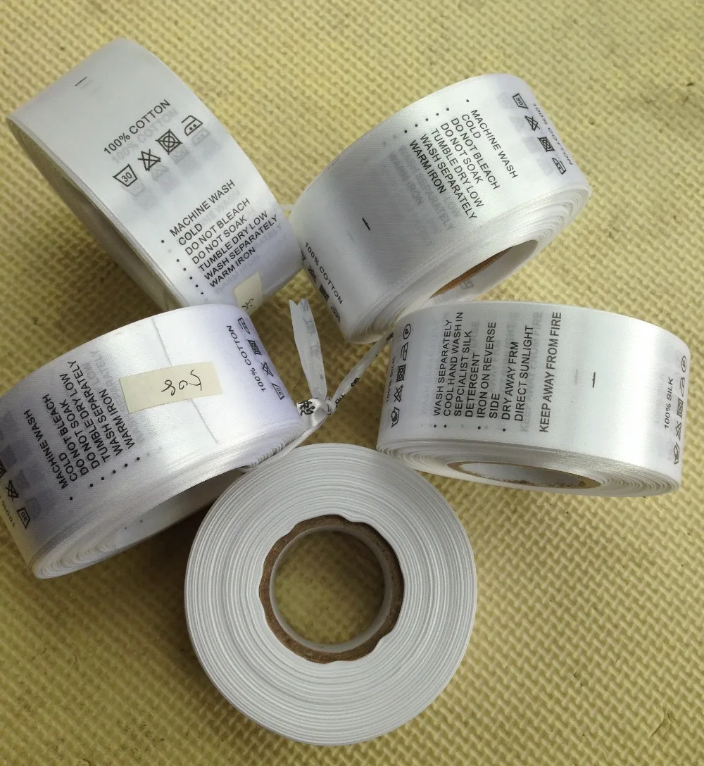 Индивидуальная тканая этикетка бирки для вешалки воротник ткань стирки одежды