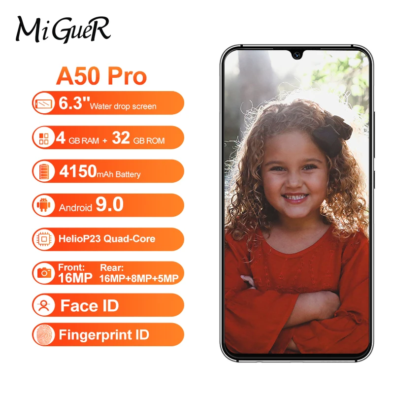 UMIDIGI A5 PRO глобальная версия Android 9 0 Octa Core 4 ГБ 32 6 3 ɿHD + 16MP Тройная камера 4150 мАч