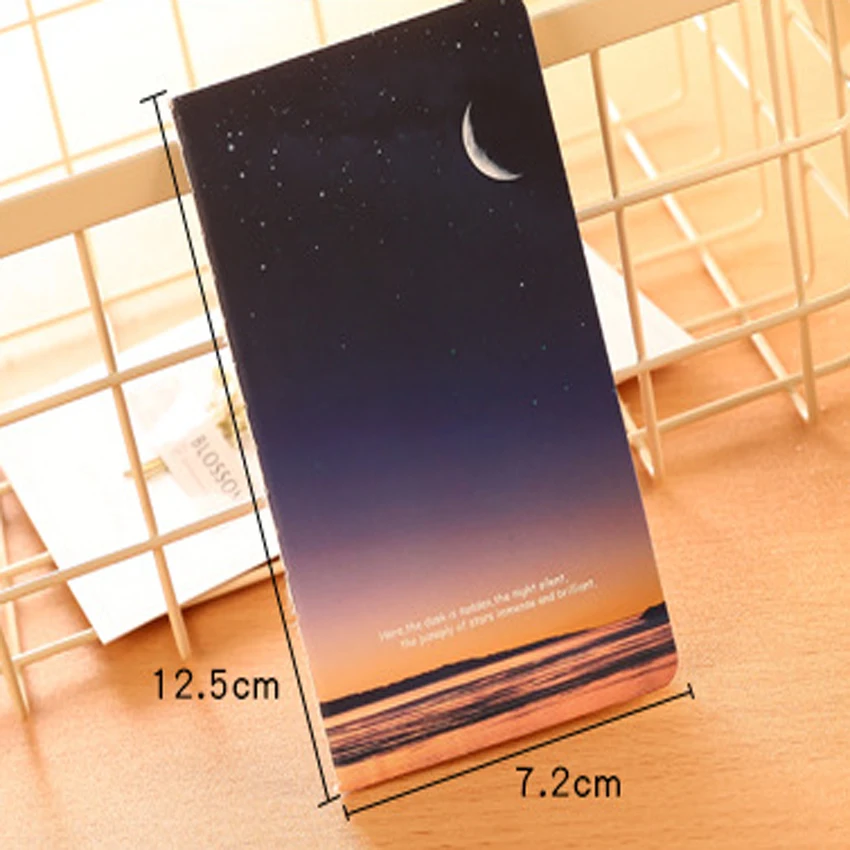 

1pcs/lot Lovely Korean Beautiful Wind 80k Car Line Portable Small Notebook Stationery student supplies