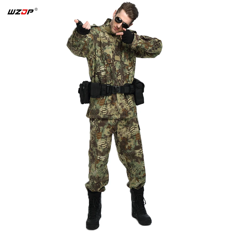 Мужской ремень для страйкбола WZJP 1050D нейлоновая система Molle военный тактический