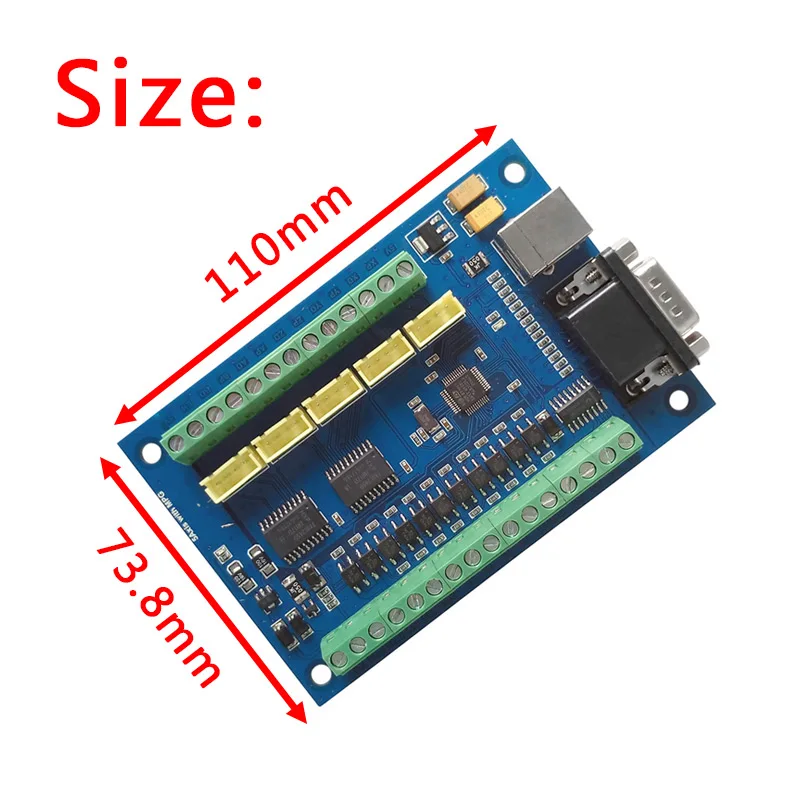 CNC драйвер платы breakout board USB MACH3 гравировальный станок 5 осей с MPG шаговый контроллер движения карты