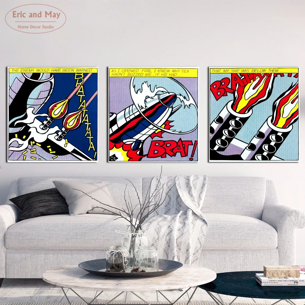 

Brat Pop Art Comic Canvas Art Print Painting Poster Wall Pictures For Living Room Home Decoration Wall Decor No Frame