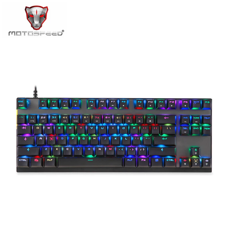 Игровая механическая клавиатура Motospeed K82 с подсветкой для геймеров RGB компьютера