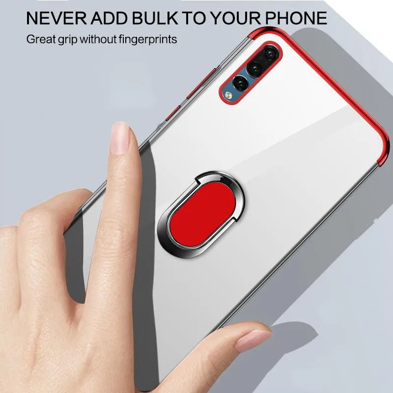Ультра тонкий Мягкая Блокировка задняя крышка чехол для huawei P20 P30 Pro Lite Коврики 20X 20