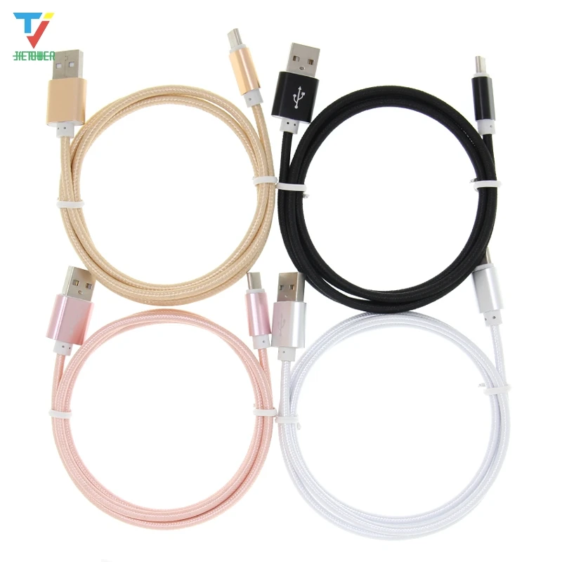500 шт./лот 0 25/1/1.5/2/3 м Type C Micro 5pin 8pin Плетеный USB кабель для передачи данных iphone Xiaomi