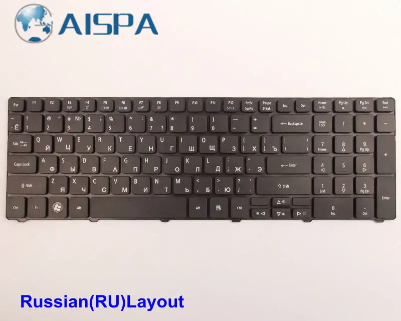 Новая клавиатура для ноутбука Acer Aspire 7745ZT 5739/g 8940/g 5738DZG 5738PG 5738PZG 5538-1096 5542N 7540/G Русская