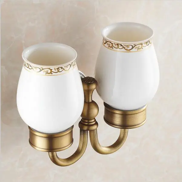 Латунный античный держатель для стакана хорошего качества держатели стаканов и