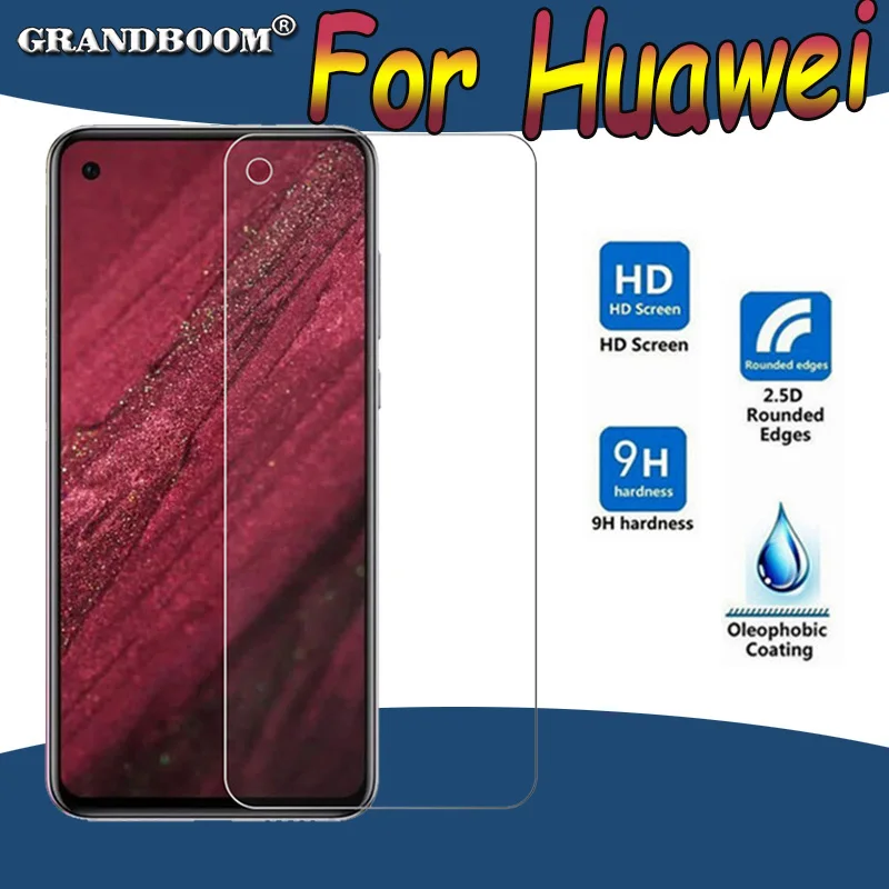 500 шт 2.5D Закаленное стекло HD защита для экрана Huawei Nova 4 3i 3E 2i 2S Plus Lite Премиум