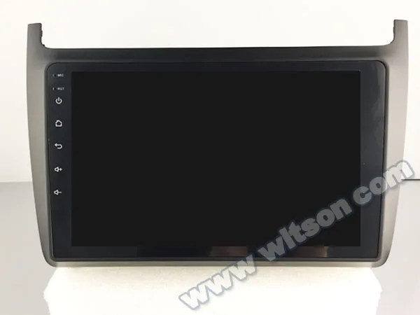 Автомагнитола WITSON 9 дюймов Android 11 GPS мультимедийная навигация для Volkswagen Polo 2012-2015