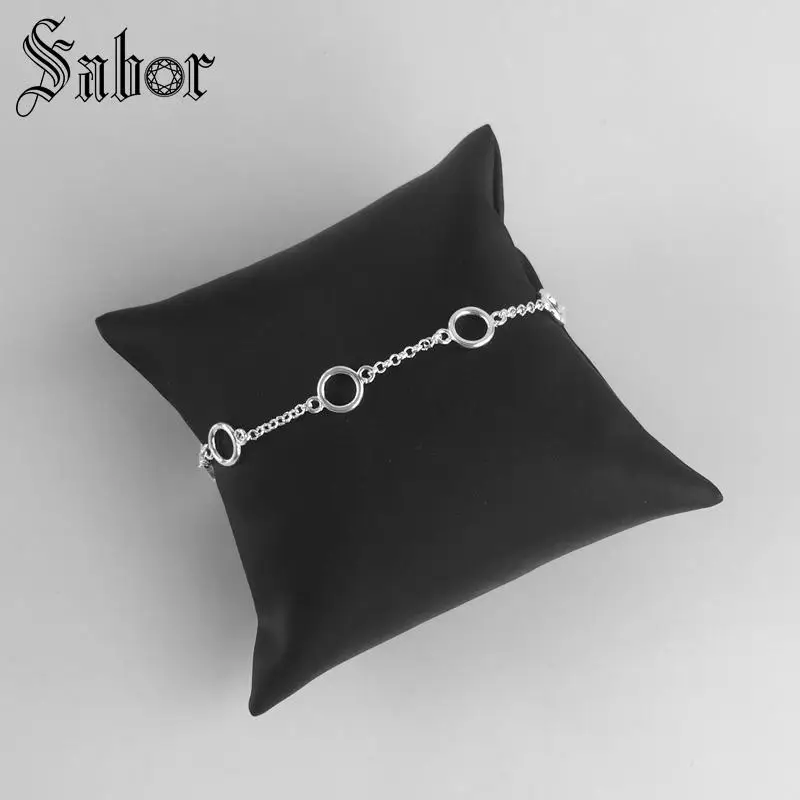 Аксессуары браслеты круглые ушко цепочка из звеньев модные ювелирные изделия