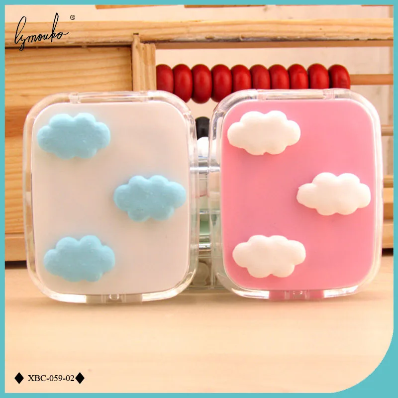 Lymouko горячая Распродажа Разноцветные Пластиковые чехлы для контактных линз с