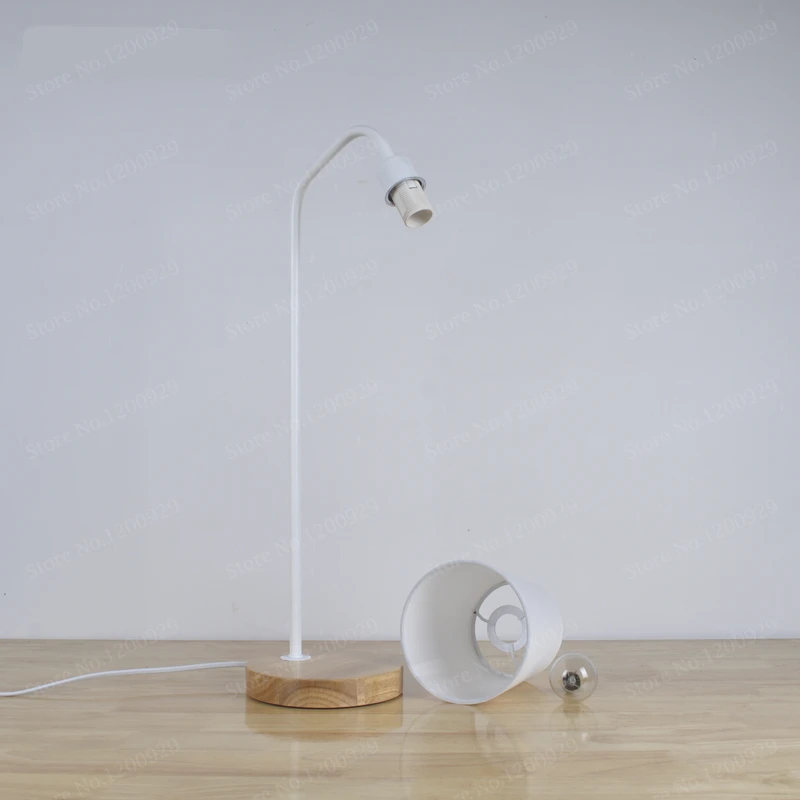 Светодиодная настольная лампа в винтажном американском стиле тканевый абажур