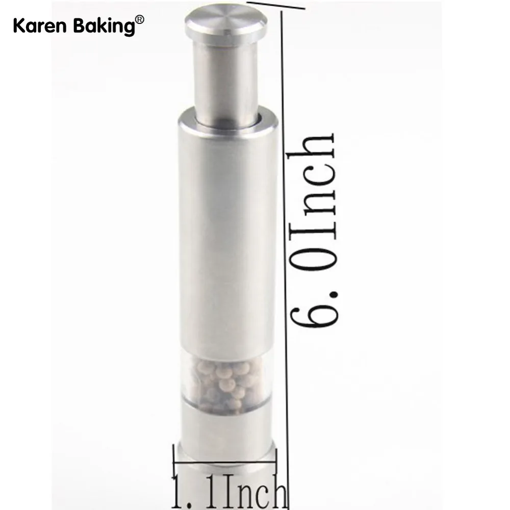 Нержавеющая сталь перец и соль травы мельница мясорубка для гурманов набор