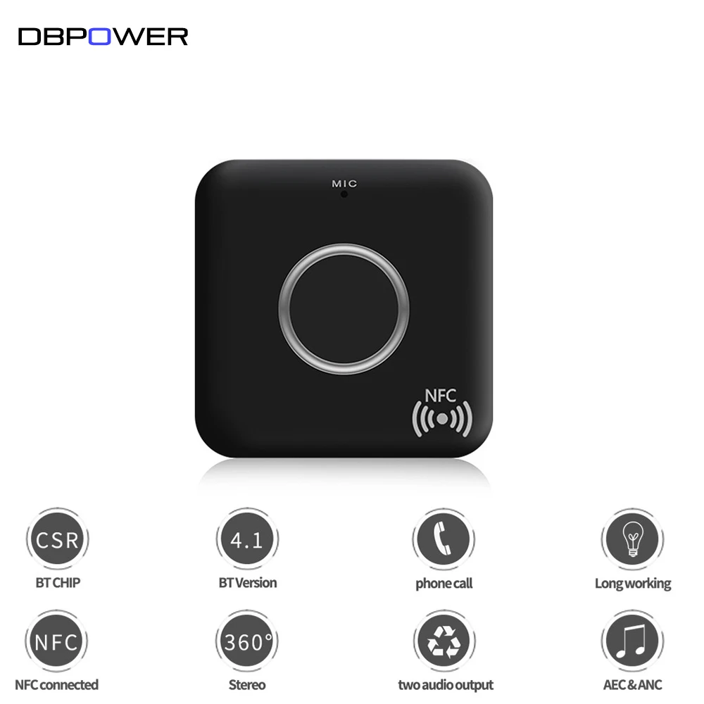 Dbpower Bluetooth Беспроводной приемник аудио Динамик 4.1 рецепторов со встроенным