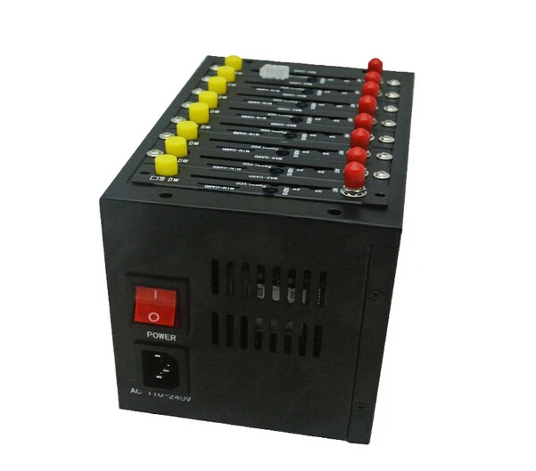 8 сим картами сыпучий SMS модем с программное обеспечение Wavecom Q2406A порт