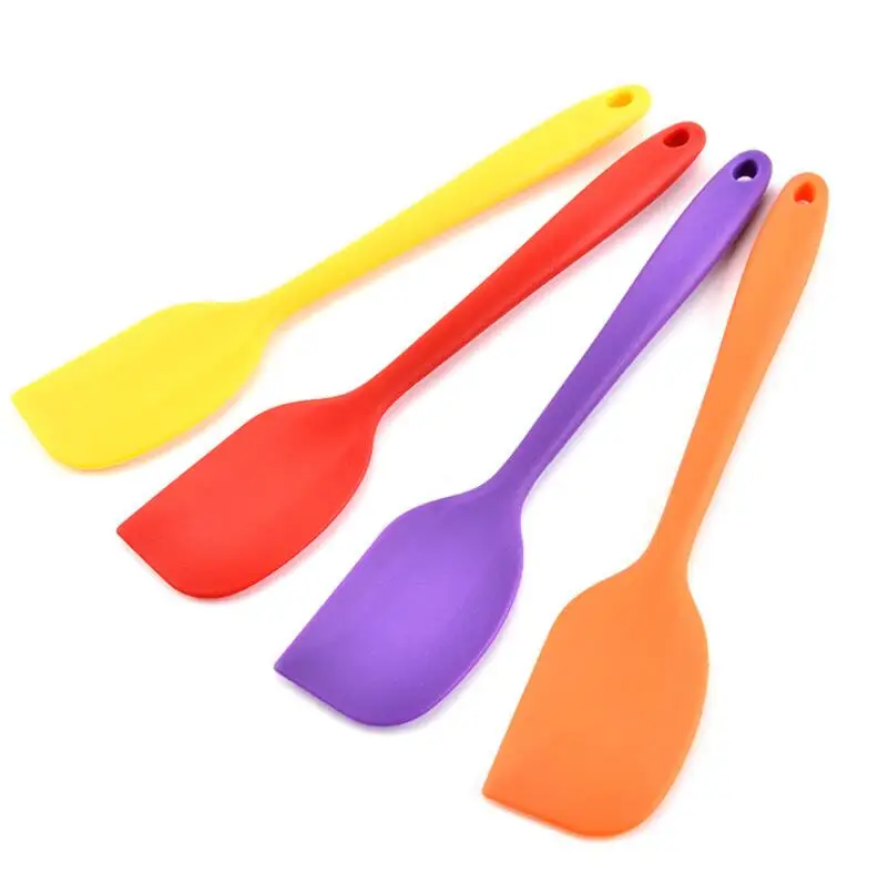 

Kitchen Baking Tool Colorful Silicone Cream Butter Cake Spatula Mixing Batter Scraper Brush Free Shipping LX4179