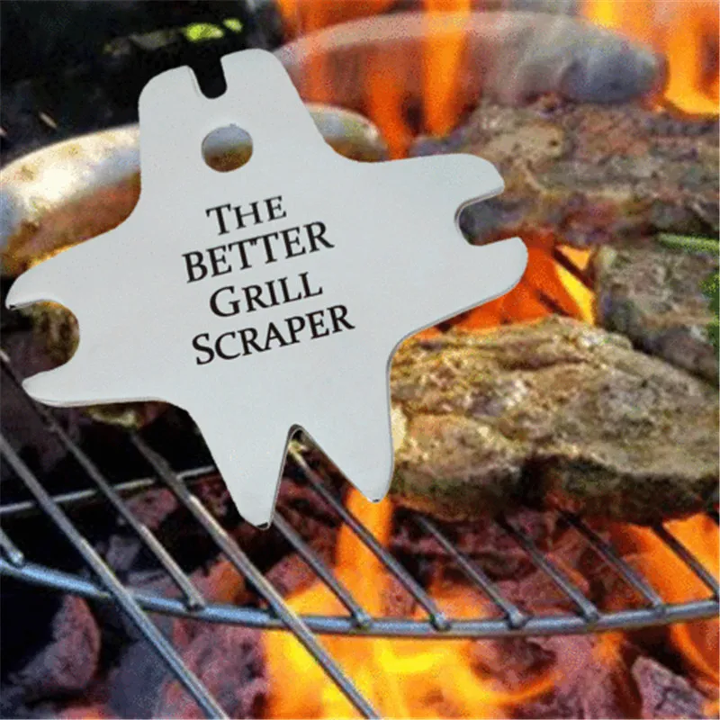 Новинка 2019 кухонный инструмент из нержавеющей стали барбекю Гриль чистящий